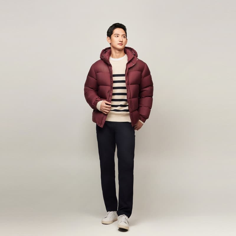 Зимняя куртка Tommy Hilfiger Мужской пуховик темно-цветного оттенка - изображение 7