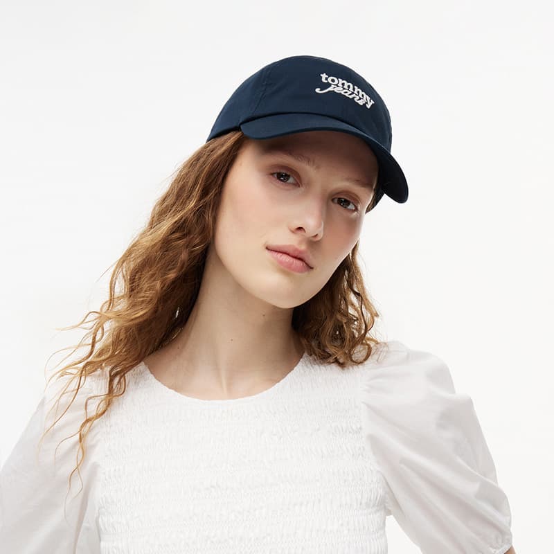 Кепка Tommy Hilfiger Хлопковые кепки из хлопкового волокна женские - изображение 4