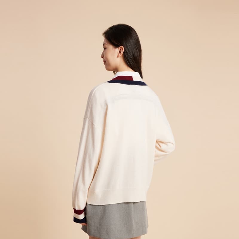 Кофта Tommy Hilfiger Трикотаж Женские Экрю - изображение 4