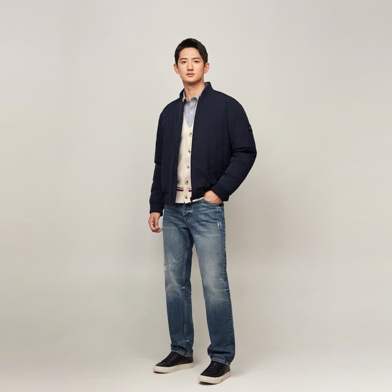 Зимняя куртка пуховик Tommy Hilfiger Хлопковый пуховик мужской - изображение 7
