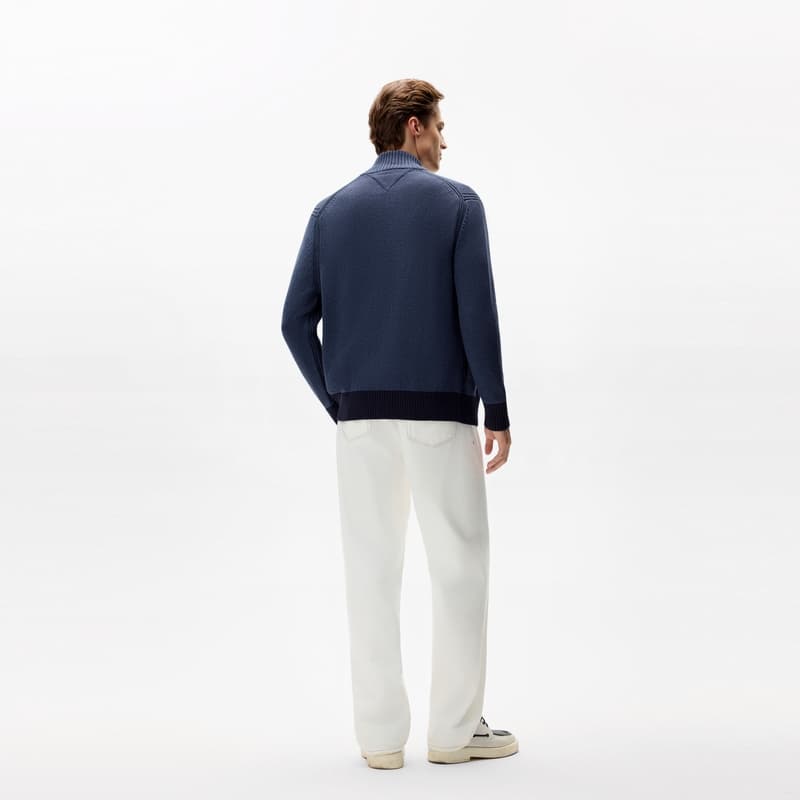 Tommy Hilfiger Темно-синий 0GZ Мужской Трикотаж - изображение 4