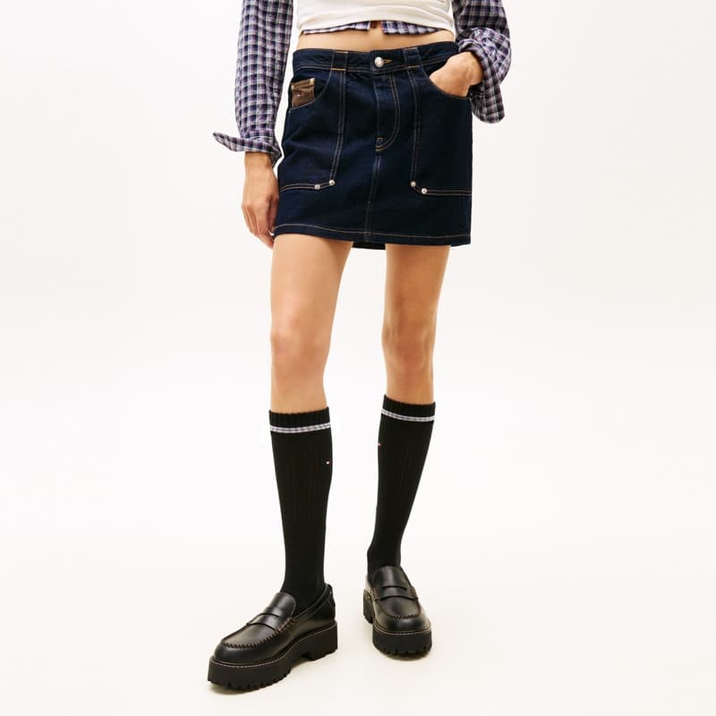 Tommy Hilfiger Джинсовые Мини Юбки Женские - изображение 5