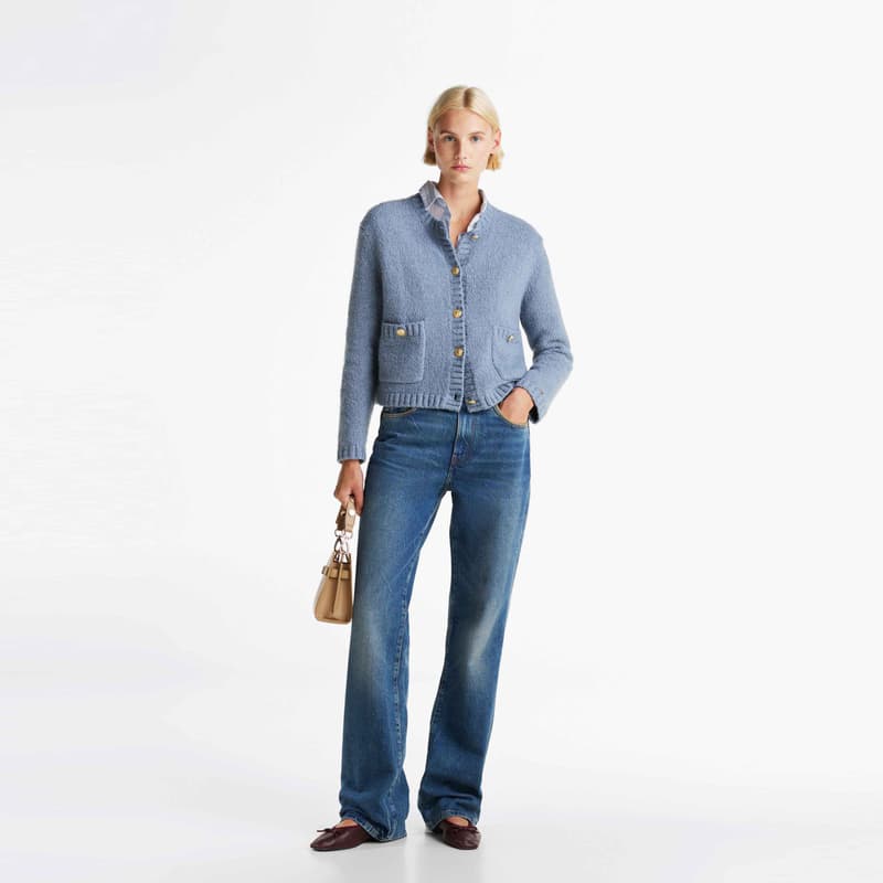 Кардиган Tommy Hilfiger Свитер Женский Haze Синий - изображение 5