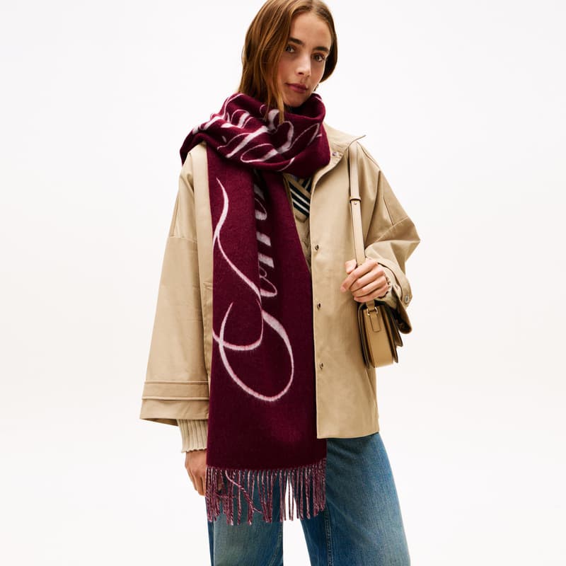 Шарф Tommy Hilfiger Вязаные шарфы Женские - изображение 12