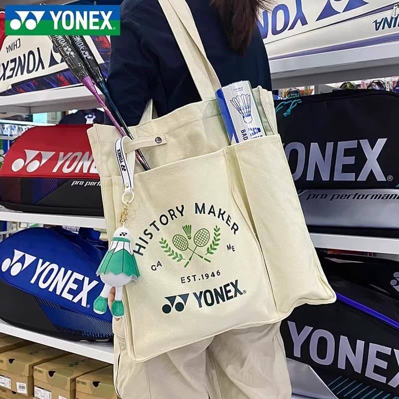 Мини-сумка YONEX Ткань Сумка на плечо Обычный (стандартный) Унисекс Белый - изображение 3