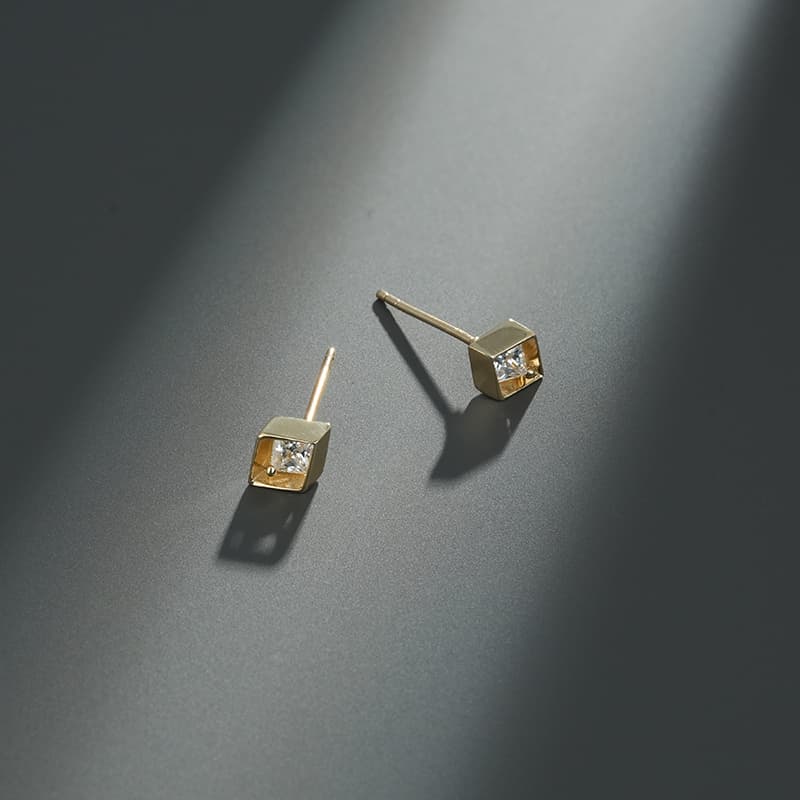 Серьги 10K - изображение 4