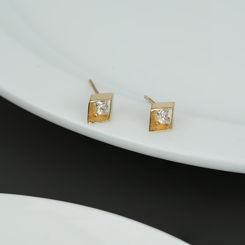 Серьги 10K - изображение 2