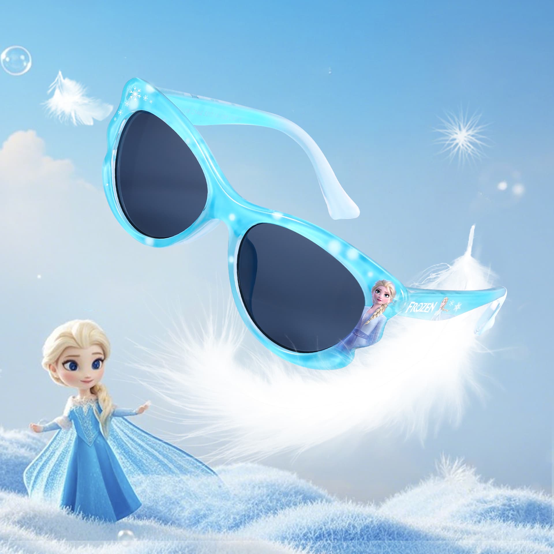 Солнцезащитные очки DISNEY FROZEN SERIES PC Бабочка Солнцезащитные очки Детские Синие - изображение 8