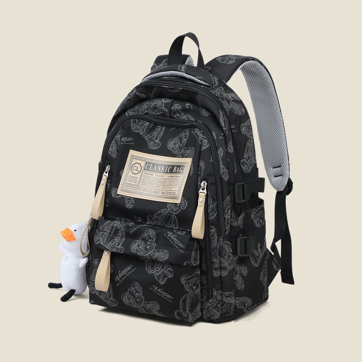 Рюкзак VINEY Ткань Рюкзак Обычный (стандартный) Unisex Multicolor - изображение 5