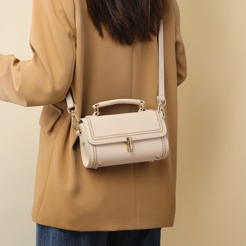 Сумка VINEY Коровья кожа Сумка через плечо Сумки Обычный (стандартный) Women's White - изображение 4
