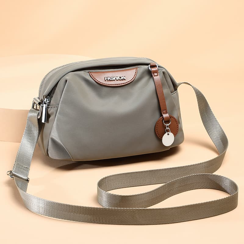 Сумка через плечо VINEY Oxford Crossbody сумки для женщин серый белый - изображение 4