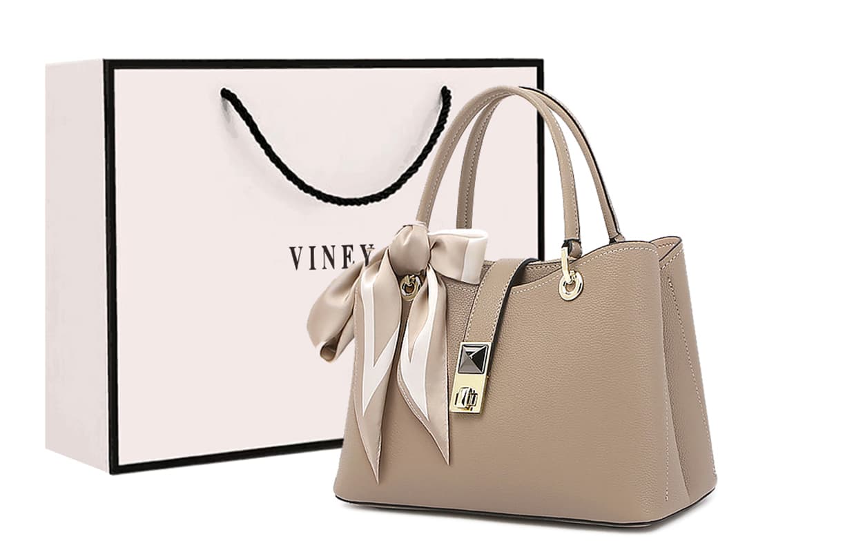 Сумка VINEY Коровья кожа Сумки Женские Абрикос - изображение 2