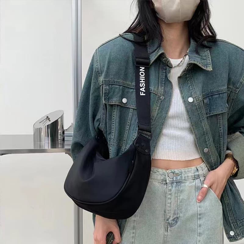 Сумка через плечо VINEY Oxford Street Crossbody Bag Unisex Black ВИНЕЙ Оксфорд Уличная Сумка через плечо Унисекс Черная - изображение 5