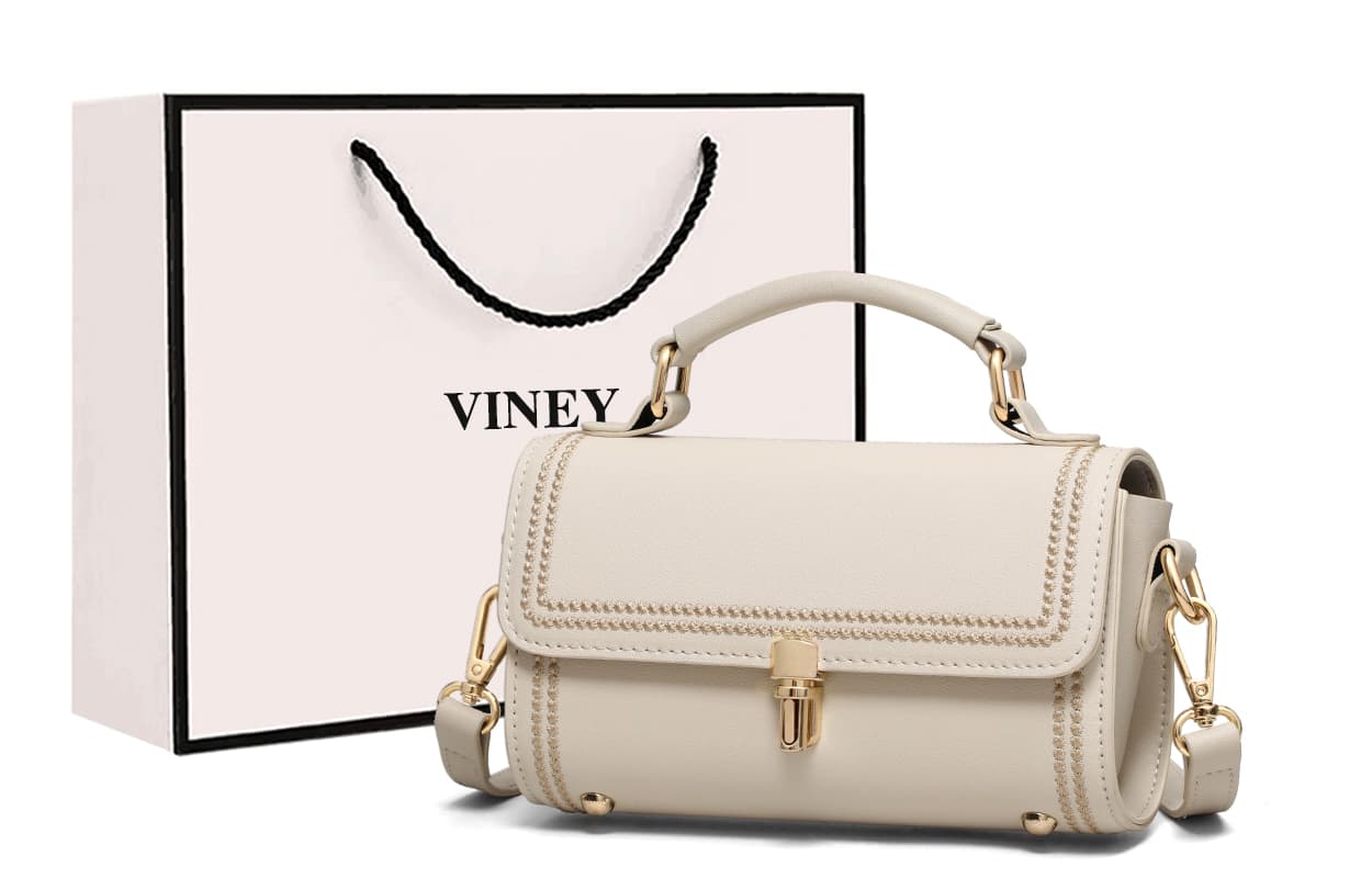 Сумка VINEY Коровья кожа Сумка через плечо Сумки Обычный (стандартный) Women's White - изображение 2
