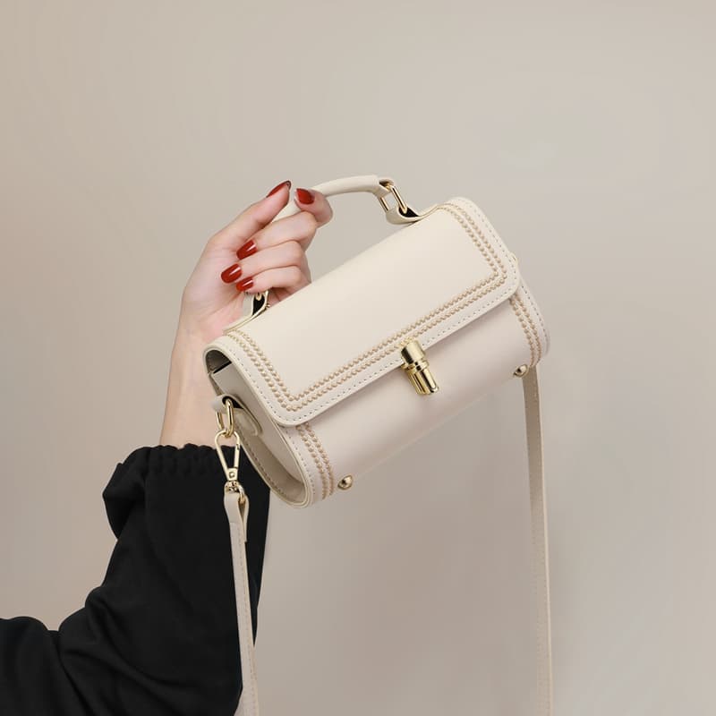 Сумка VINEY Коровья кожа Сумка через плечо Сумки Обычный (стандартный) Women's White - изображение 3