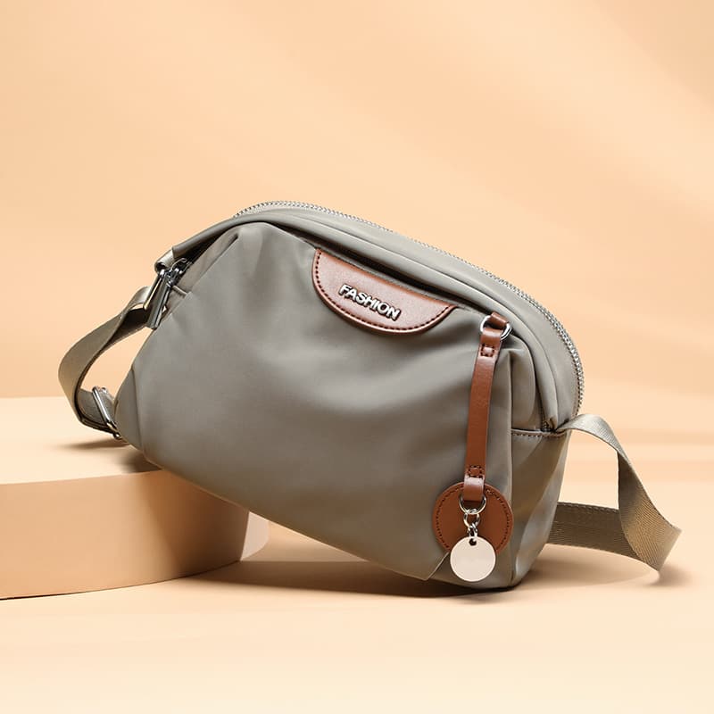 Сумка через плечо VINEY Oxford Crossbody сумки для женщин серый белый - изображение 3