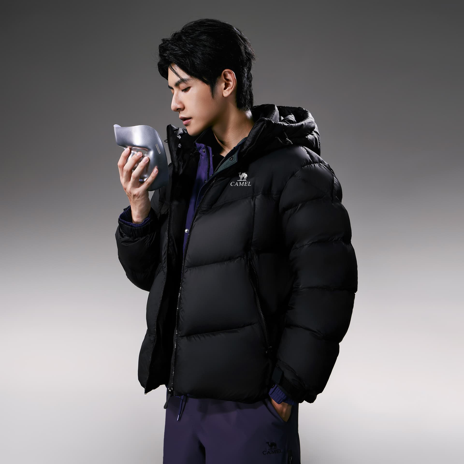 Зимняя куртка Верблюжий цвет Warm Fleece Collection Пуховик Унисекс - изображение 5
