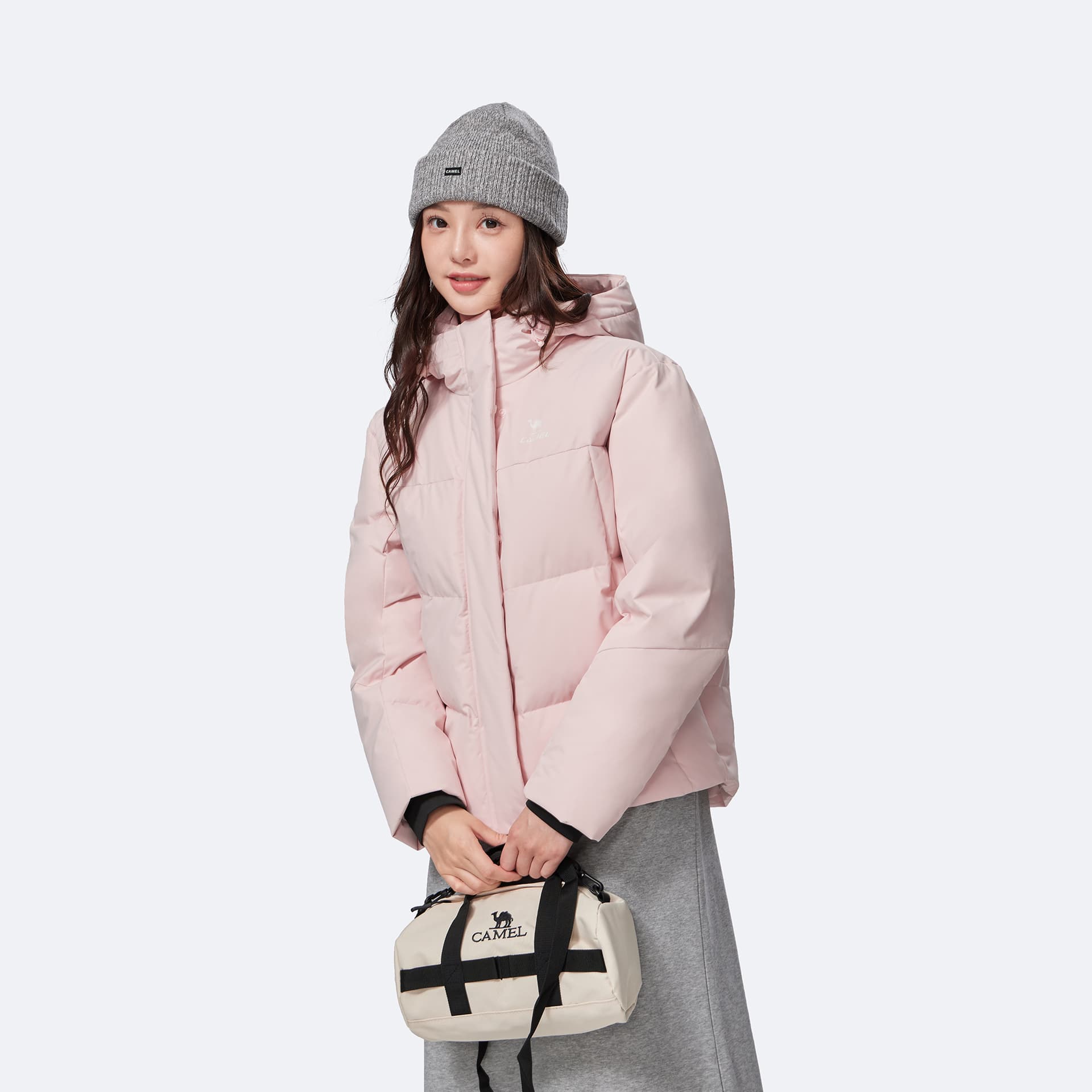Пуховик Верблюжий цвет Warm Fleece Collection Пуховик Женские - изображение 3