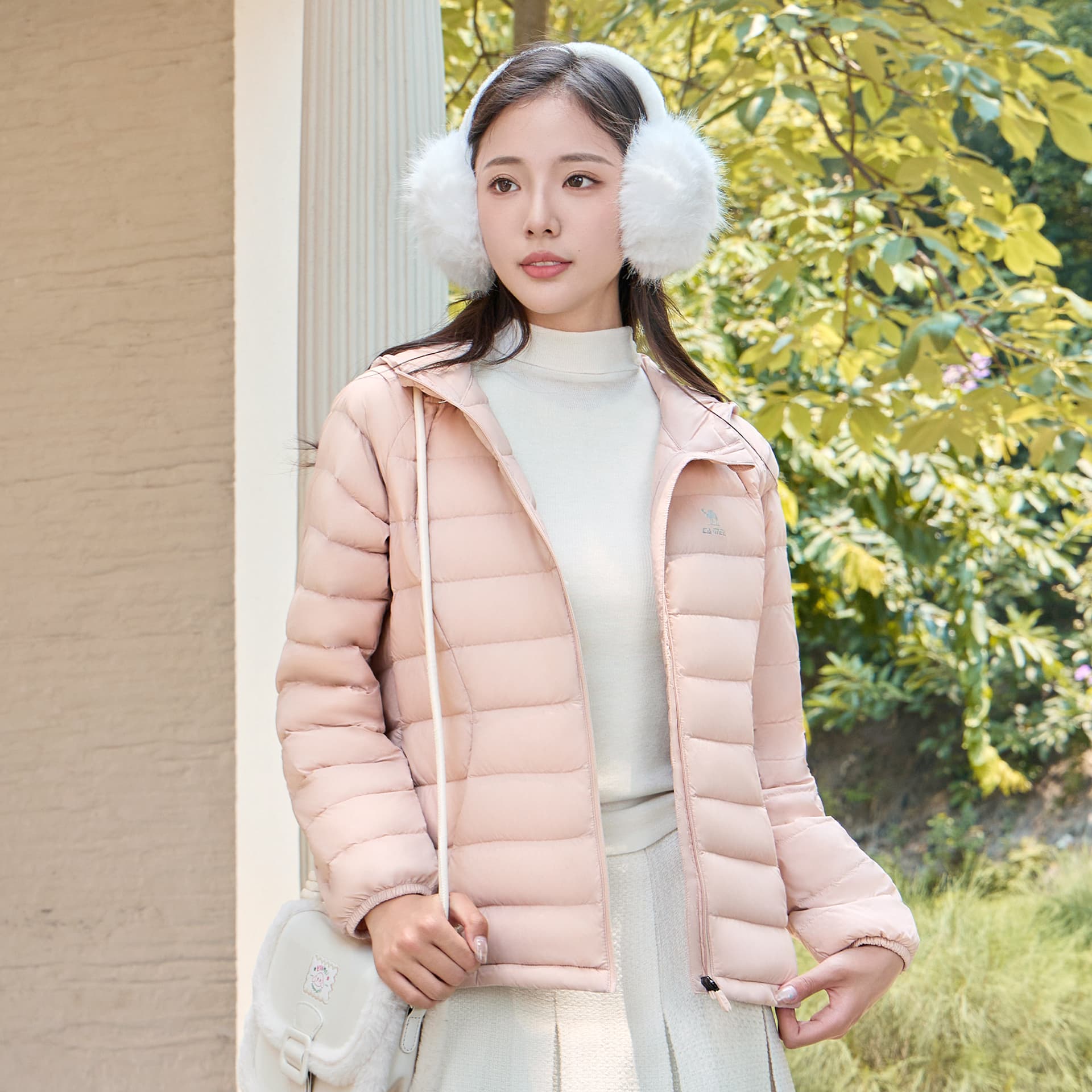 Пуховик Camel Color Women's Down Jackets Верблюжий цвет Женские Пуховики - изображение 5