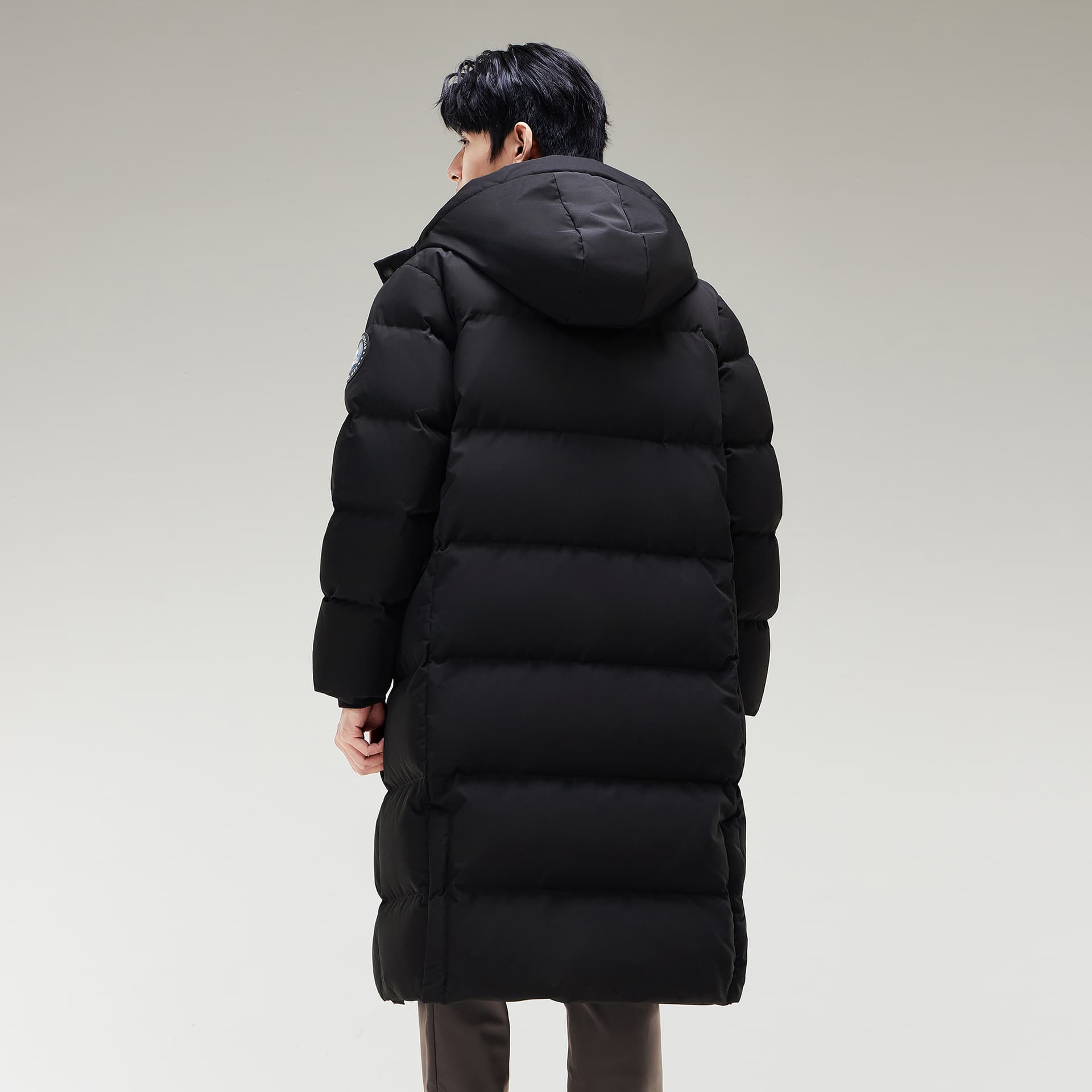 Зимняя куртка CAMEL Extreme Cold Series Длинный хлопковый пуховик с капюшоном, ветрозащитный, водонепроницаемый, мужской - изображение 5