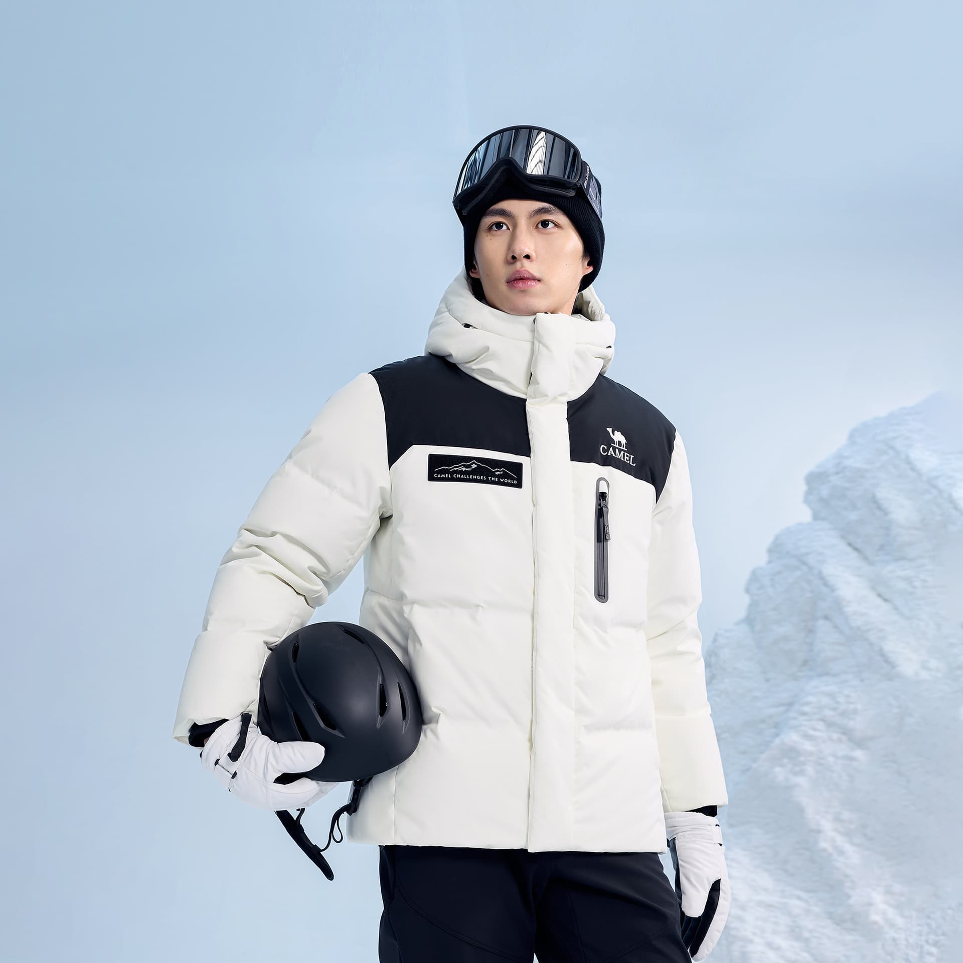 Зимняя куртка Верблюжий цвет Warm Fleece Collection Пуховик Унисекс - изображение 6