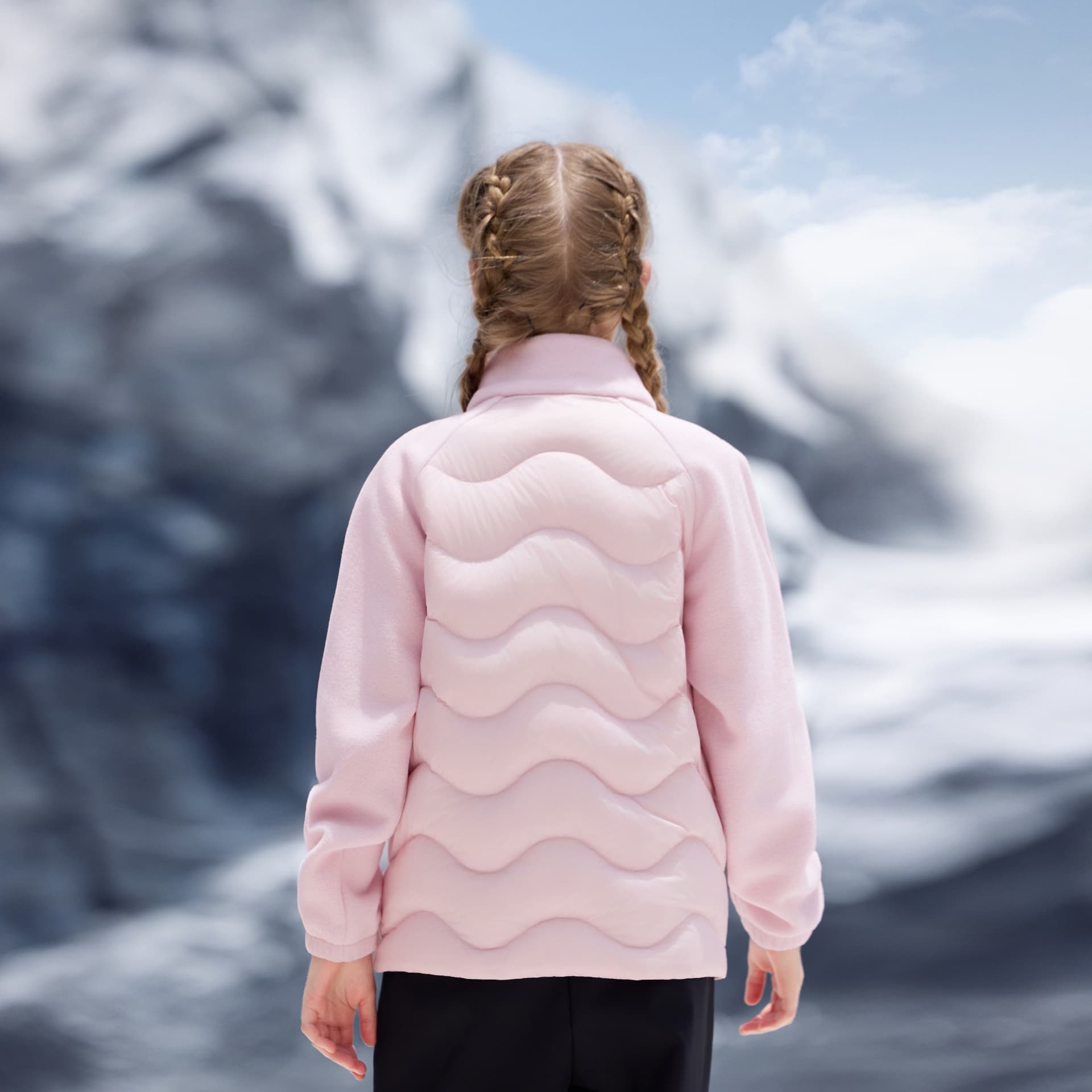 Верблюжий цвет Kids Пуховики - изображение 4