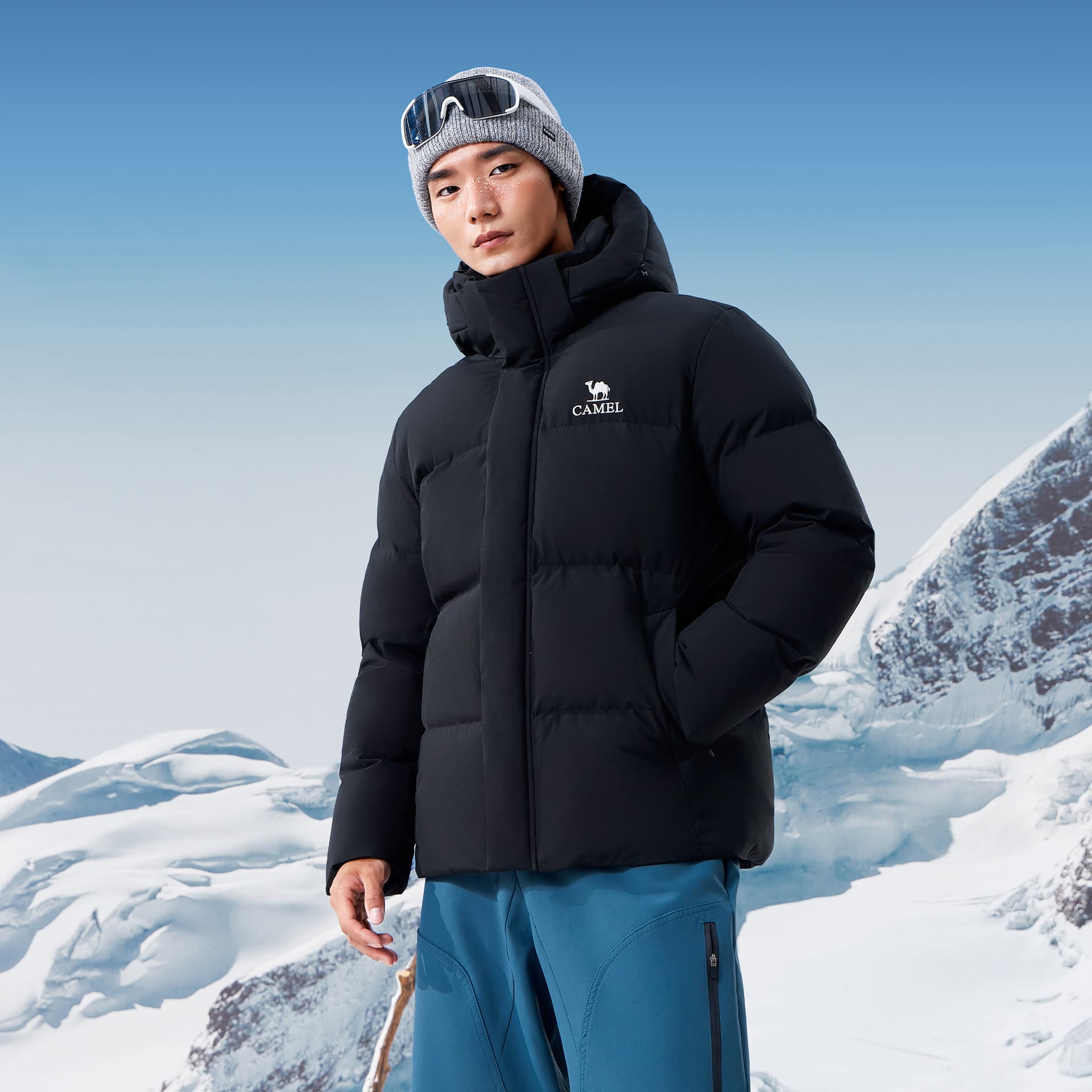 Зимняя куртка Camel Warm Fleece Collection Мужской пуховик - изображение 3