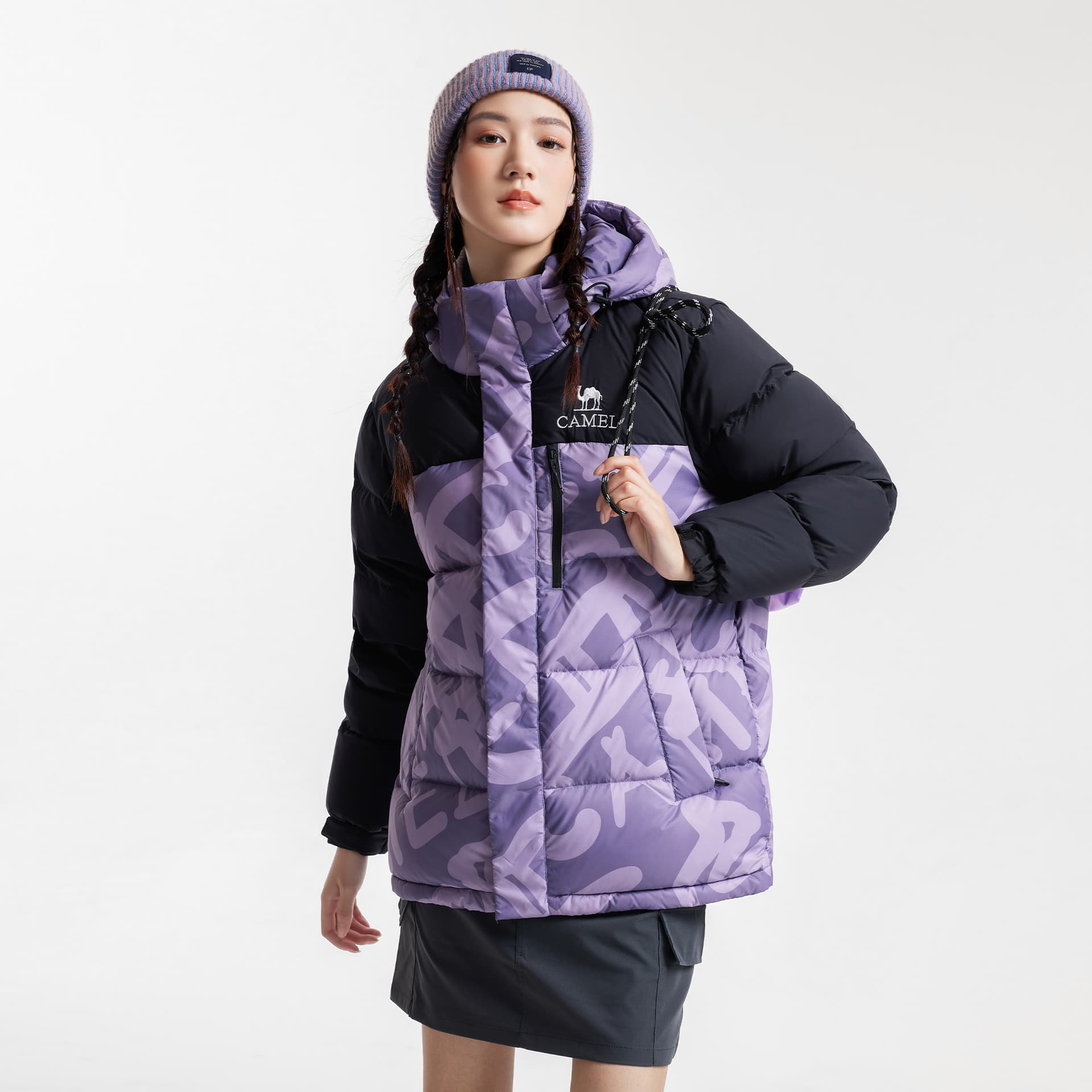 Зимняя куртка Camel Capsule Down Jacket Unisex Верблюжий цвет капсулы пуховик унисекс - изображение 8
