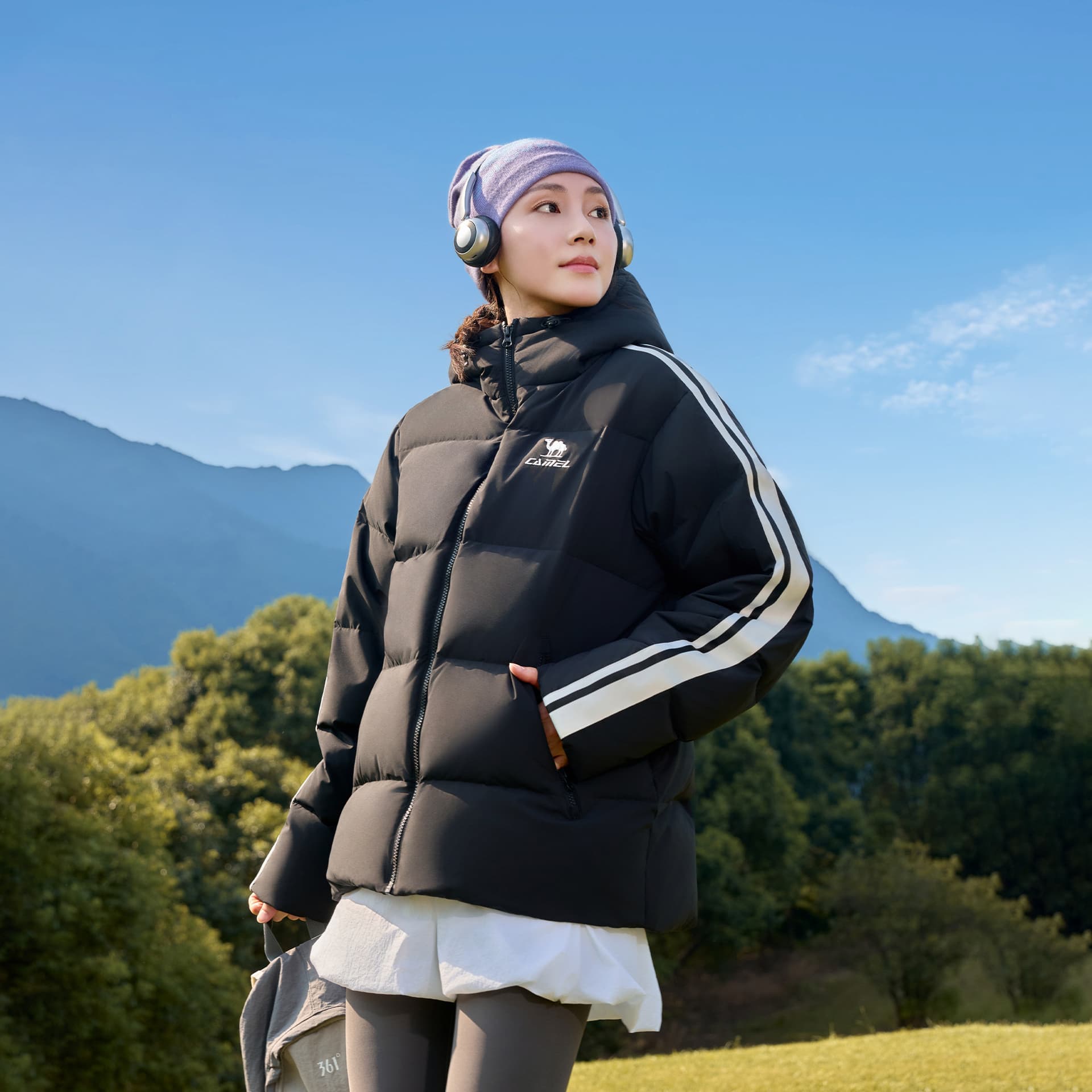 Зимняя куртка Верблюжий цвет Warm Fleece Collection Унисекс Пуховики - изображение 3