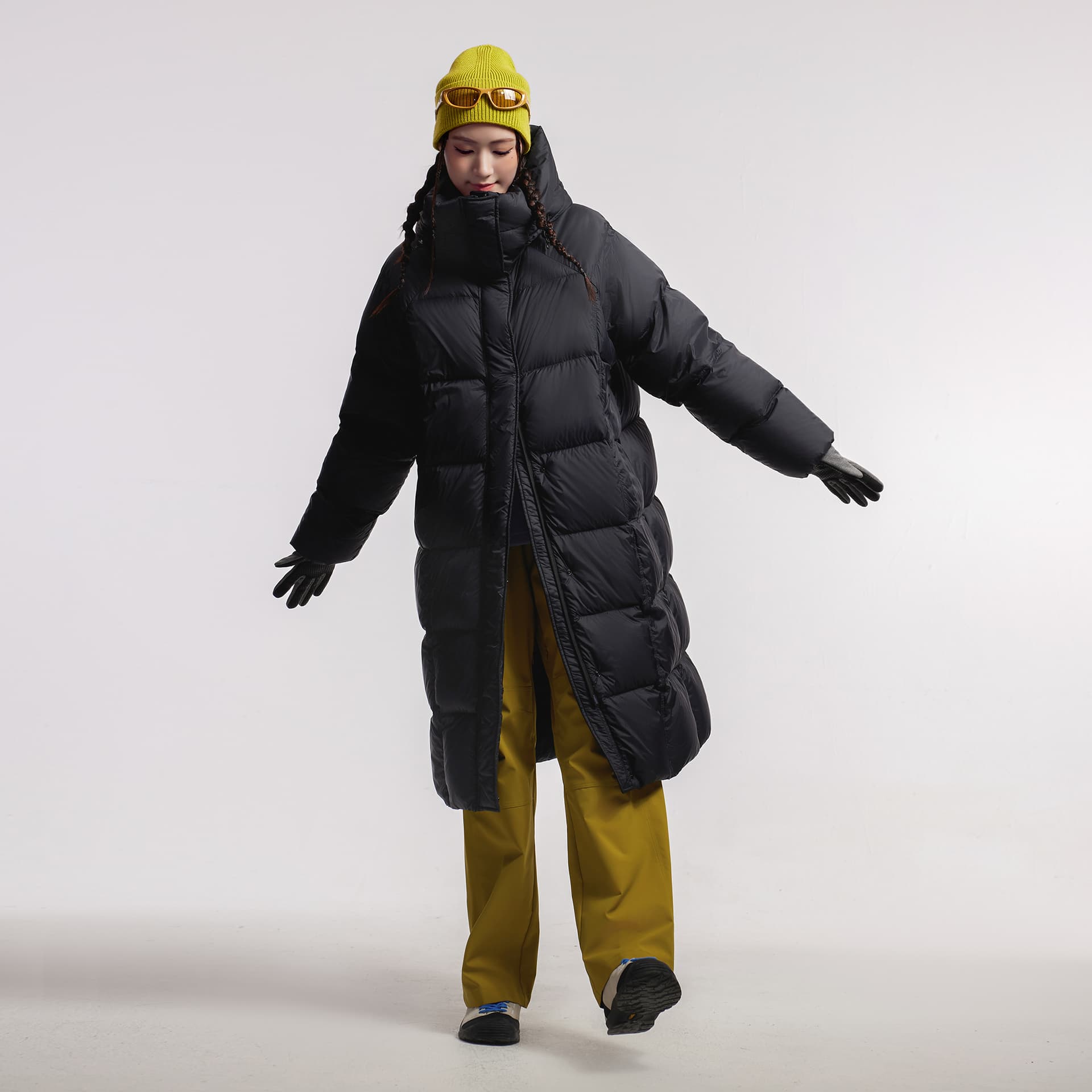Пуховик Camel Color Women's Down Jackets Верблюжий цвет Женские Пуховики - изображение 4