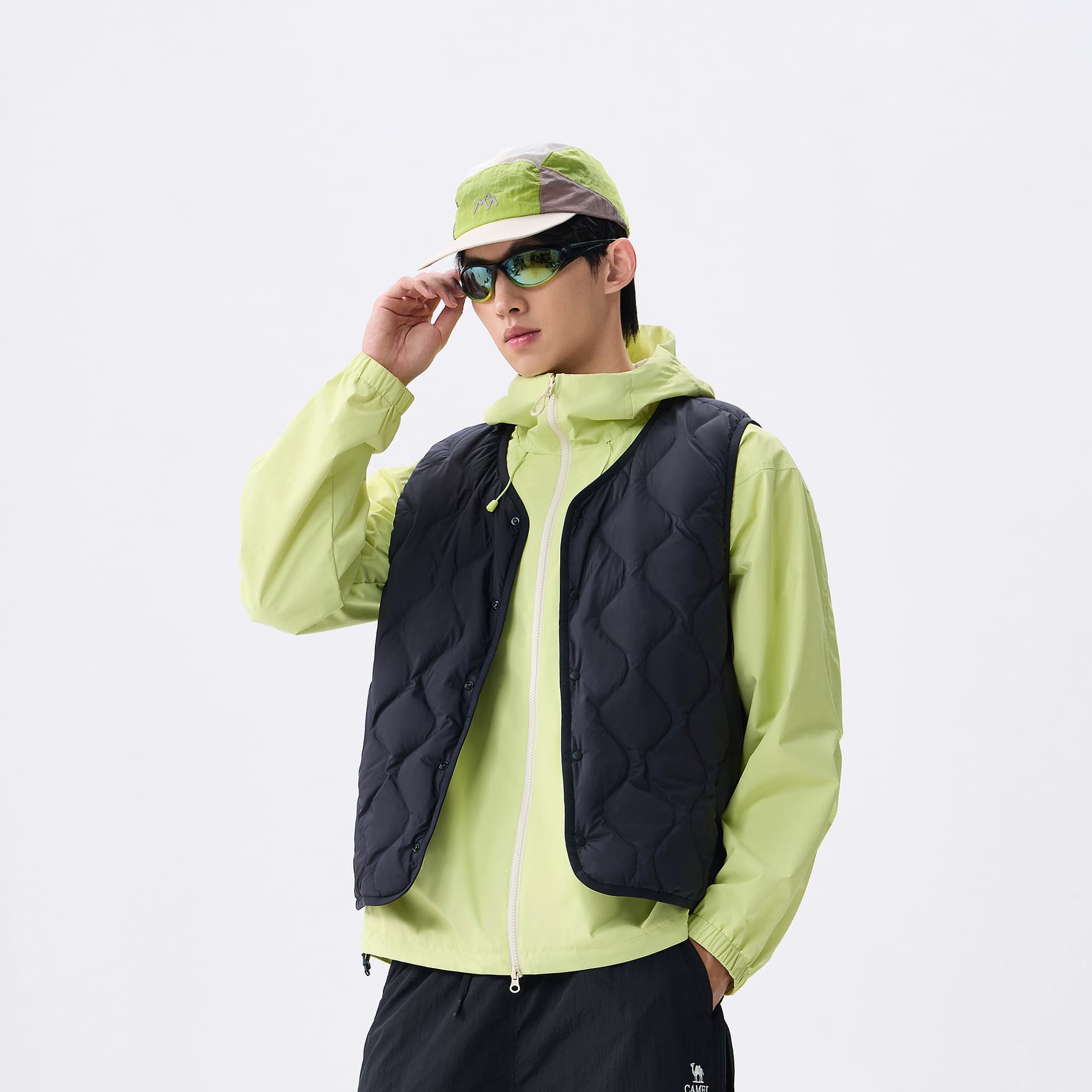 Куртка Верблюжий цвет Warm Fleece Collection Пуховый жилет Унисекс - изображение 7