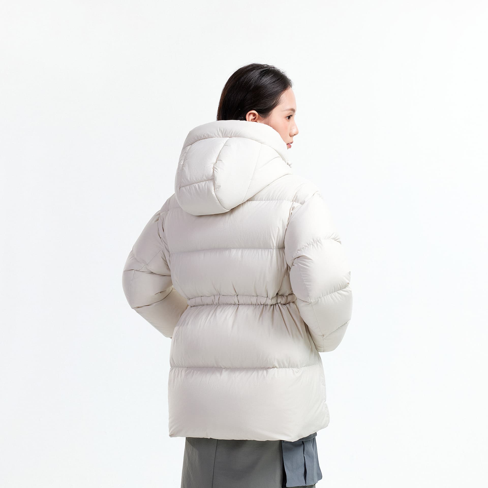 Пуховик Camel Color Women's Down Jackets Верблюжий цвет Женские пуховики - изображение 4
