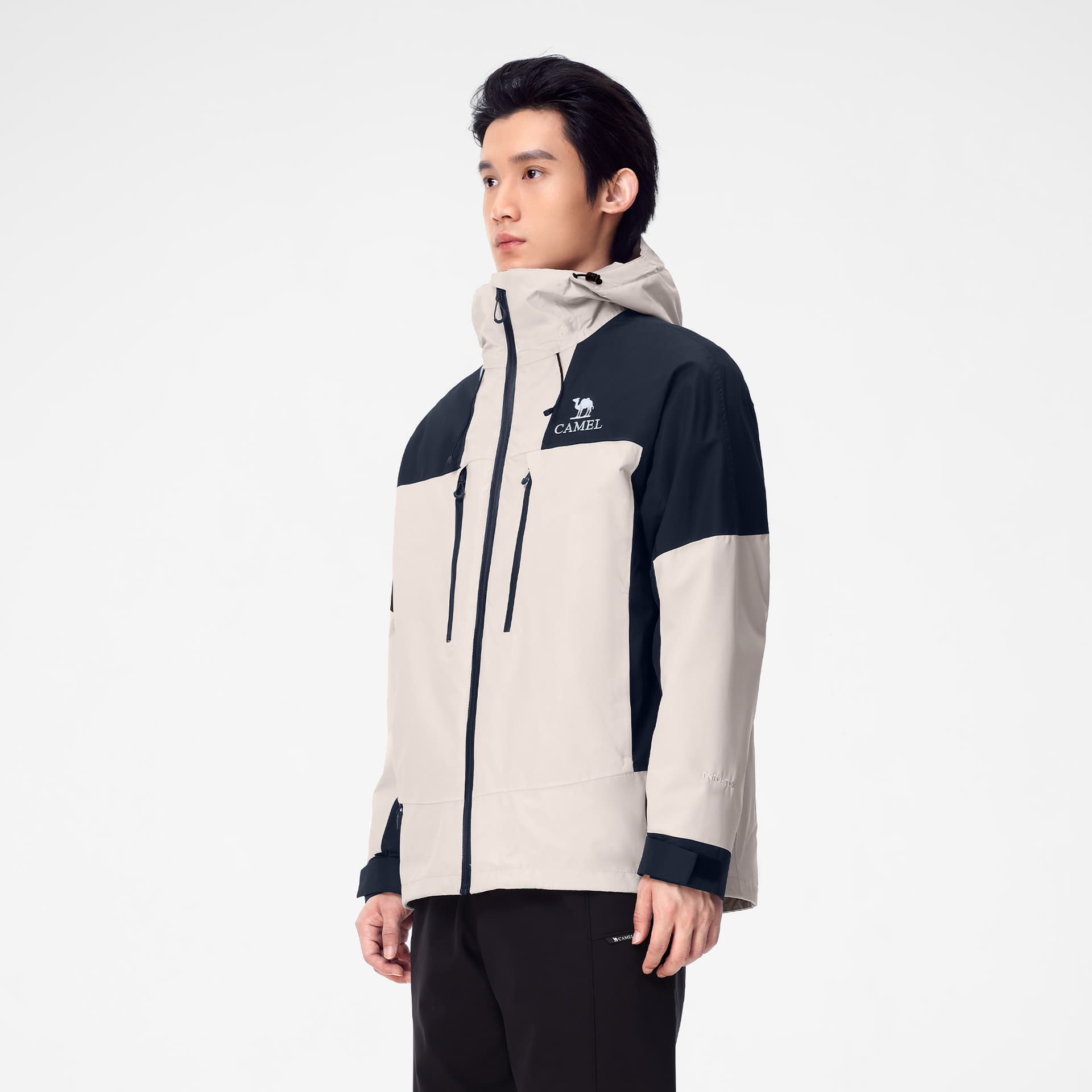 Демисезонная куртка CAMEL Capsule Series PRO Windproof & Waterproof 3 in 1 Windbreaker with Color Block & Down Liner for Men - изображение 7