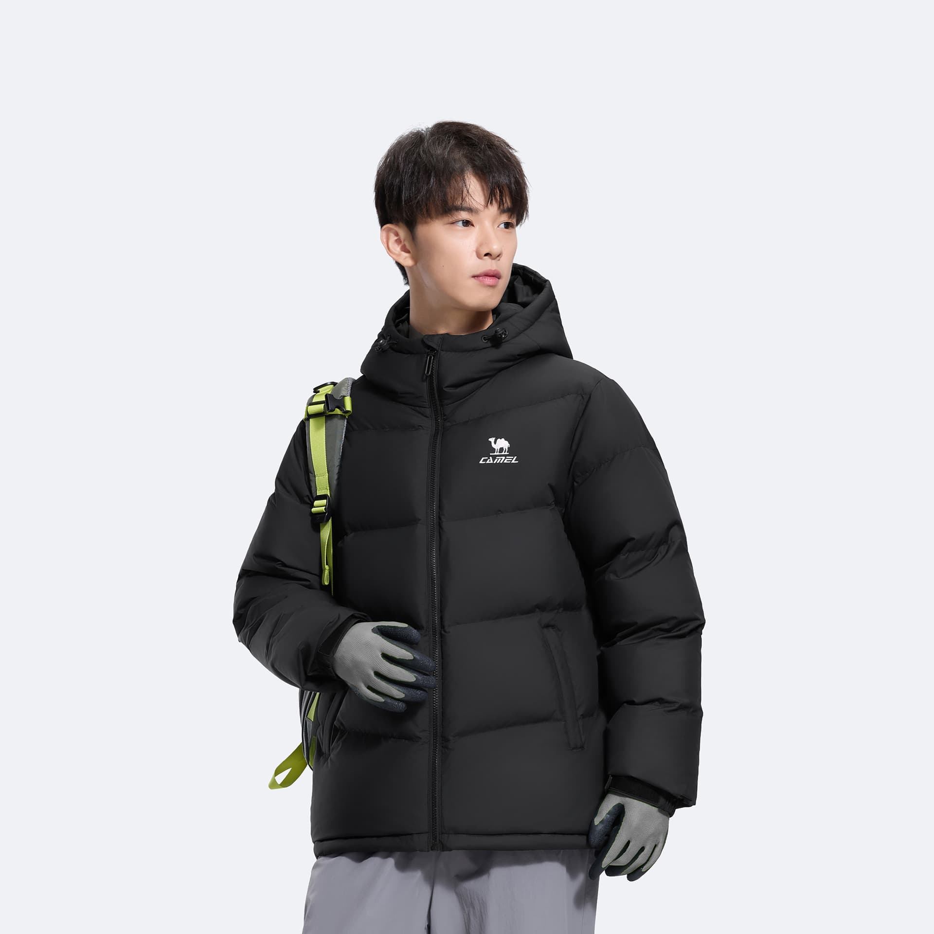Зимняя куртка Верблюжий цвет Warm Fleece Collection Унисекс Пуховики - изображение 4