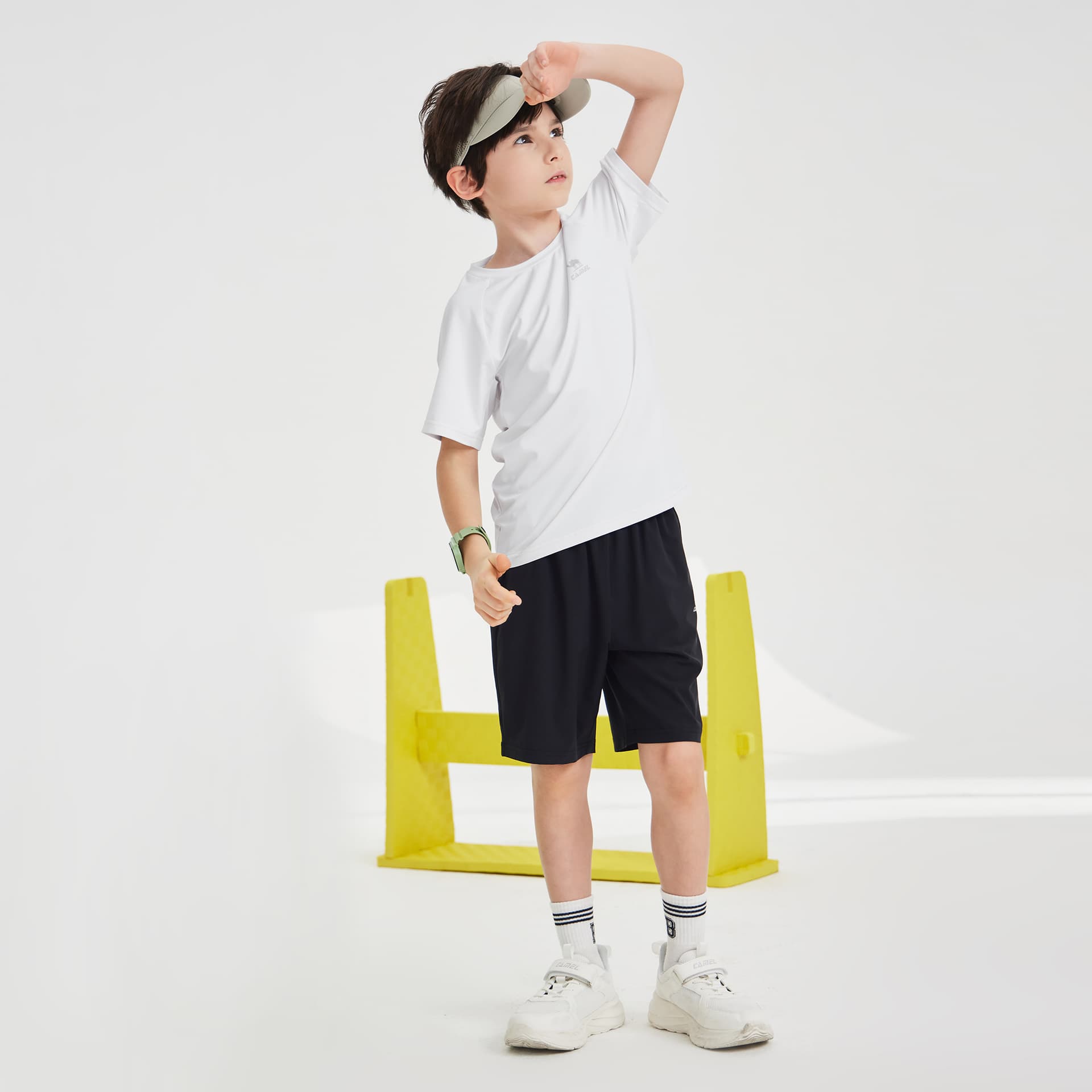 Верблюжий цвет Kids Повседневные спортивные костюмы Наборы - изображение 6