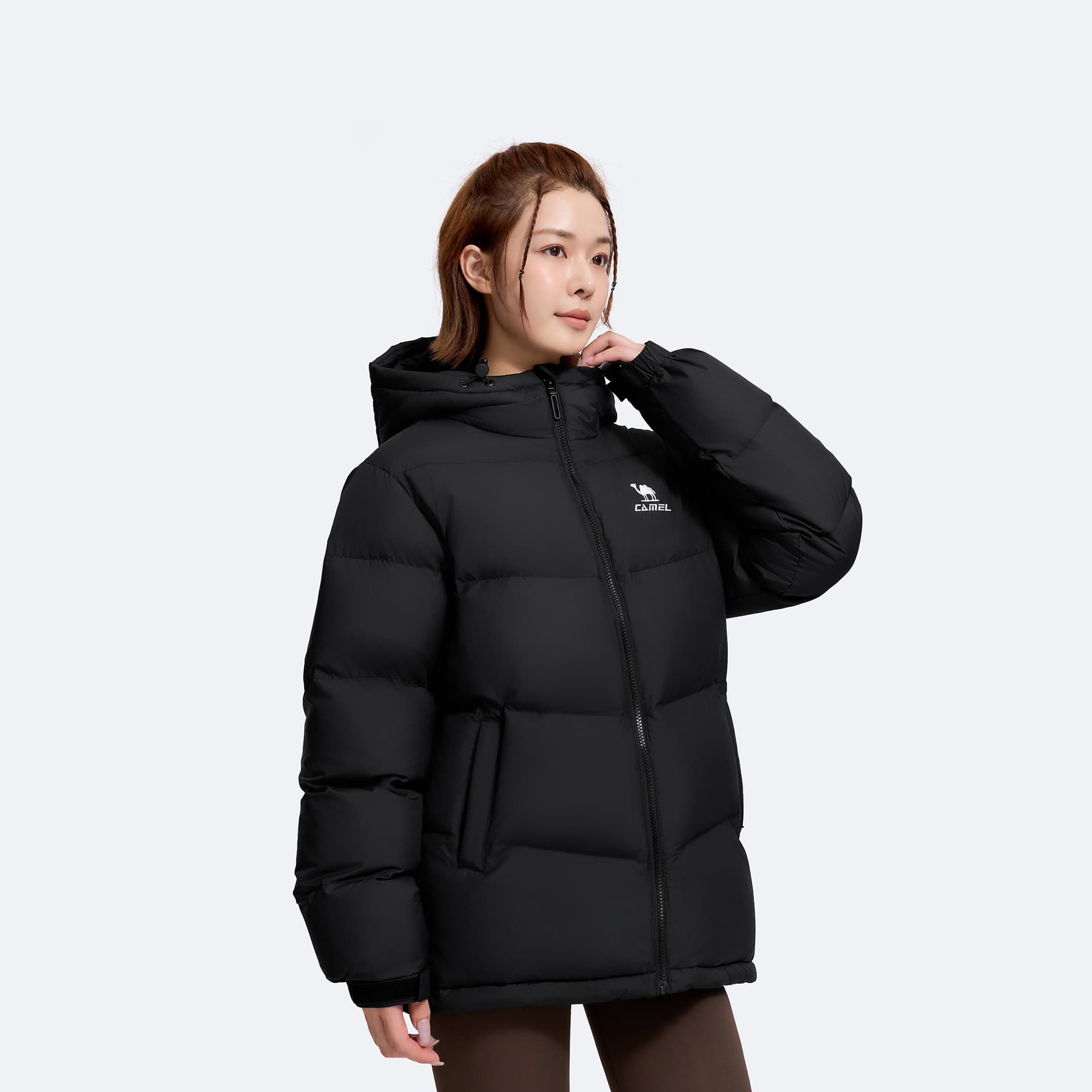 Зимняя куртка Верблюжий цвет Warm Fleece Collection Унисекс Пуховики - изображение 3