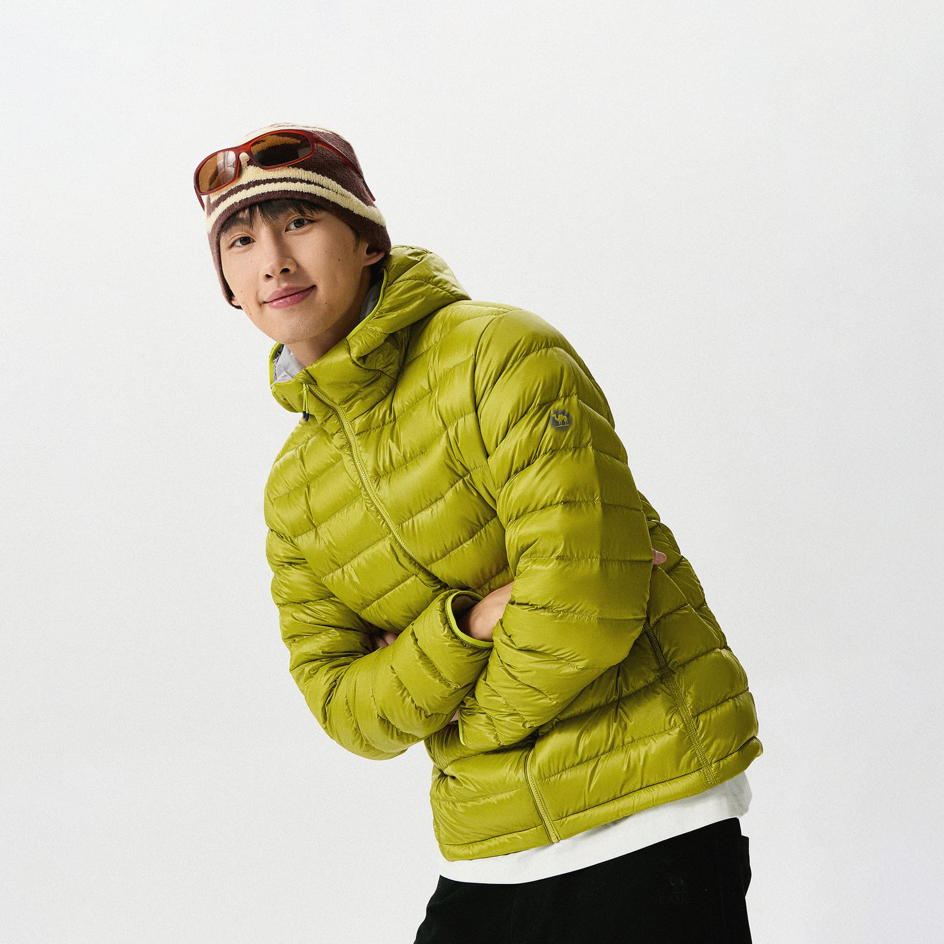 Зимняя куртка Верблюжий цвет Warm Fleece Collection Унисекс Пуховики - изображение 8