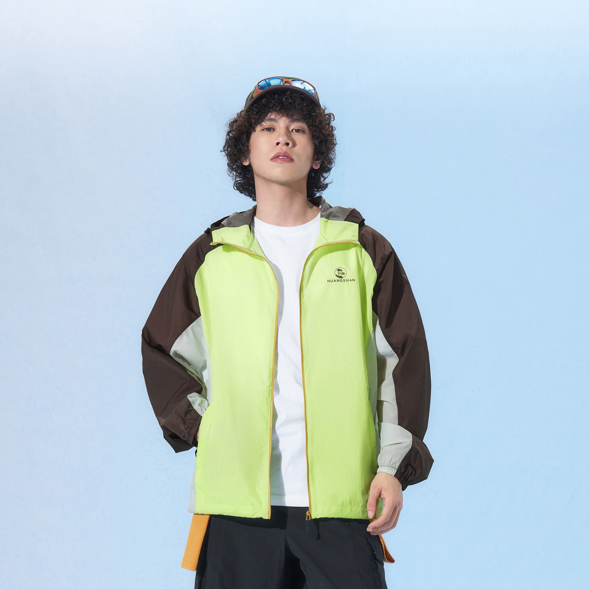 Легкая ветровка CAMEL X HUANGSHANLIANMINGKUAN Urban Function Series Одежда с защитой от солнца Унисекс - изображение 6