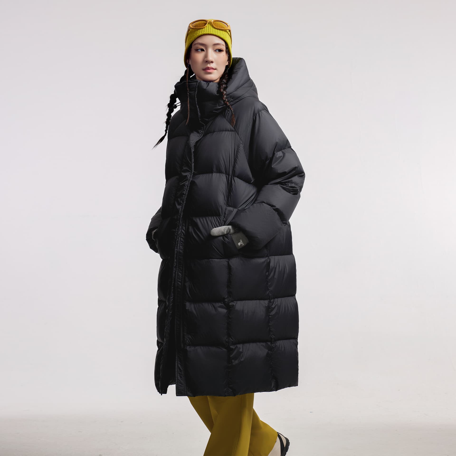 Пуховик Camel Color Women's Down Jackets Верблюжий цвет Женские Пуховики - изображение 5