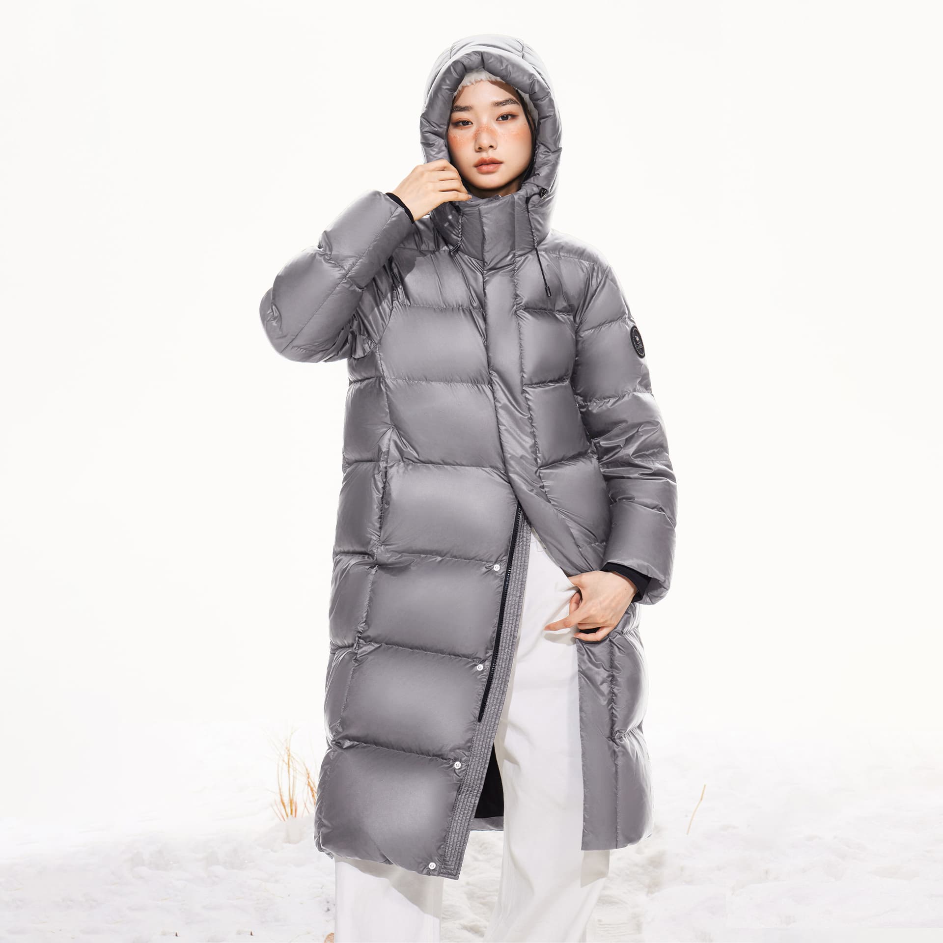 Пуховик Женский пуховик Camel Extreme Cold Down Jacket - изображение 3
