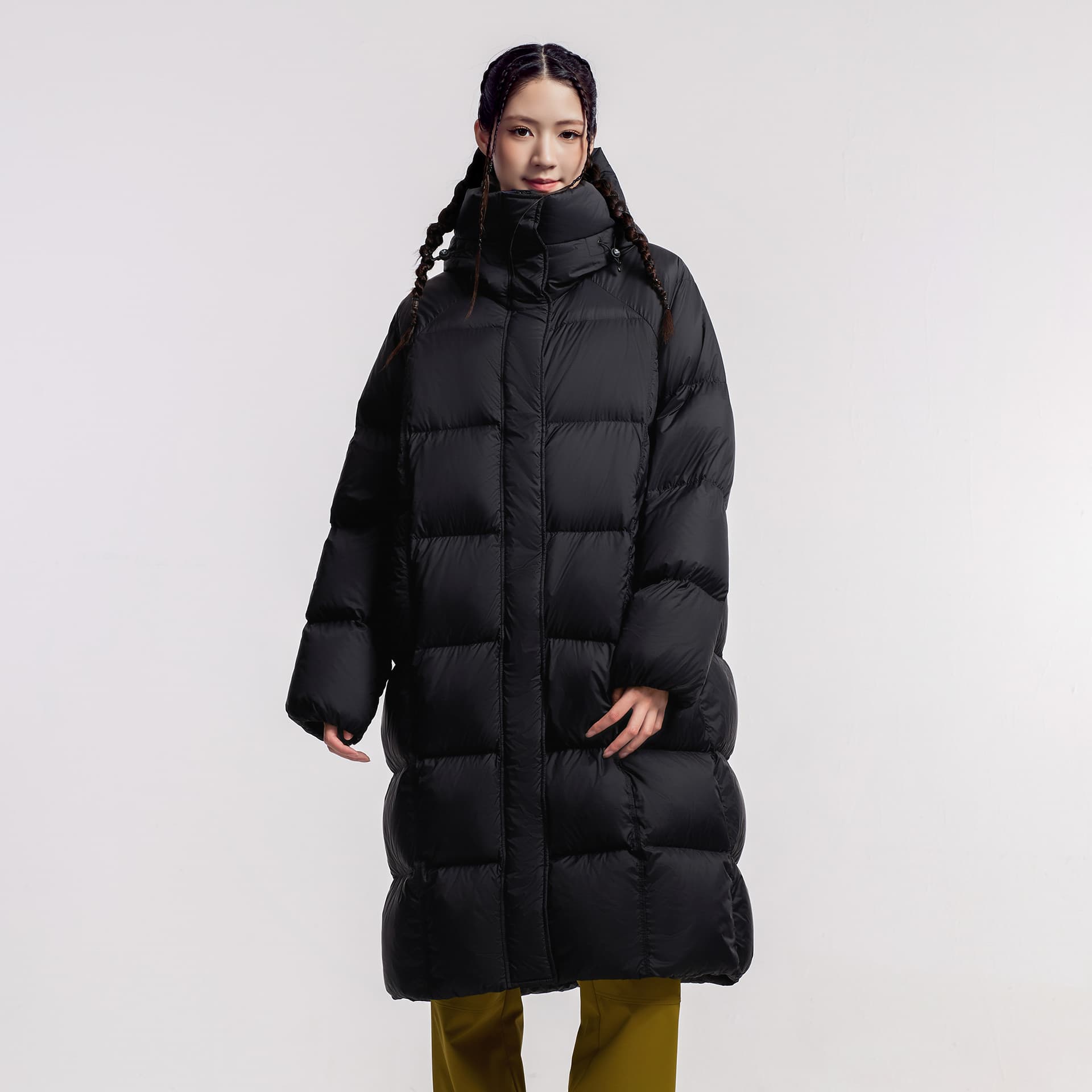 Пуховик Camel Color Women's Down Jackets Верблюжий цвет Женские Пуховики - изображение 3