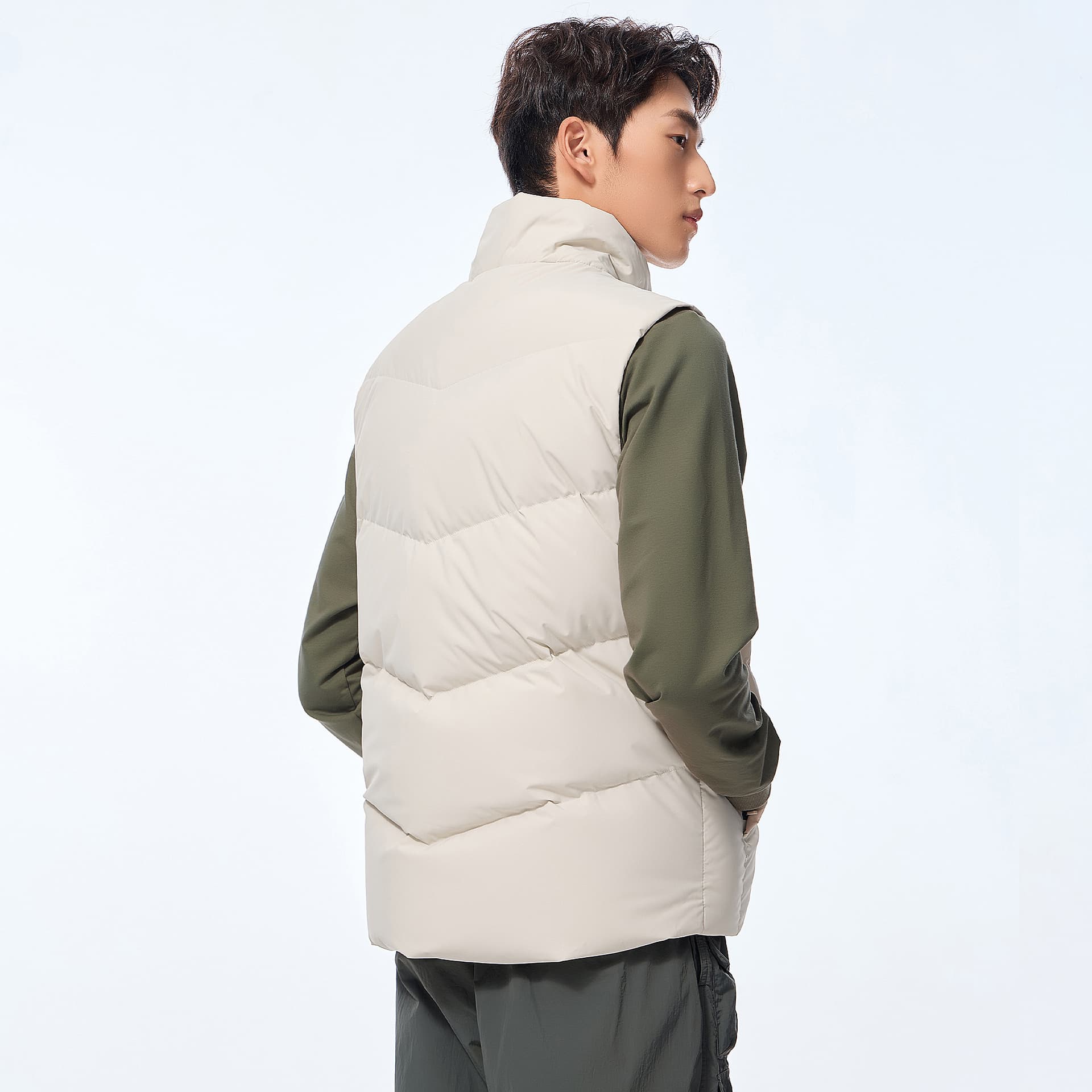 Куртка Camel Warm Fleece Collection Мужской пуховый жилет - изображение 14