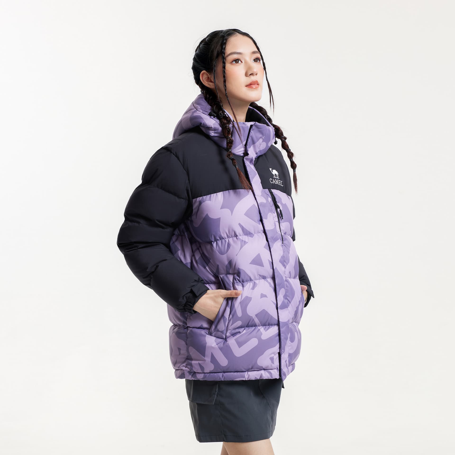 Зимняя куртка Camel Capsule Down Jacket Unisex Верблюжий цвет капсулы пуховик унисекс - изображение 9