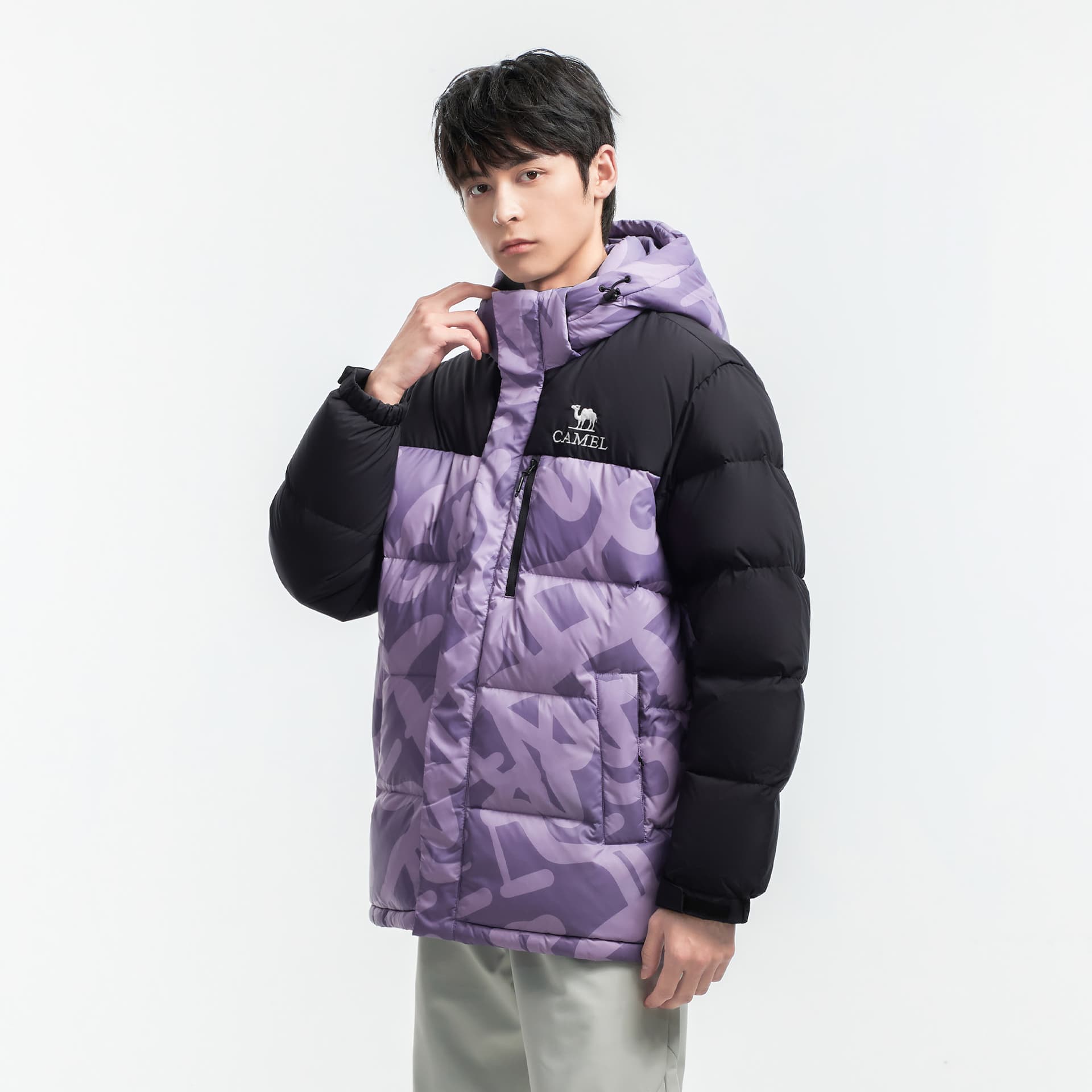 Зимняя куртка Camel Capsule Down Jacket Unisex Верблюжий цвет капсулы пуховик унисекс - изображение 7