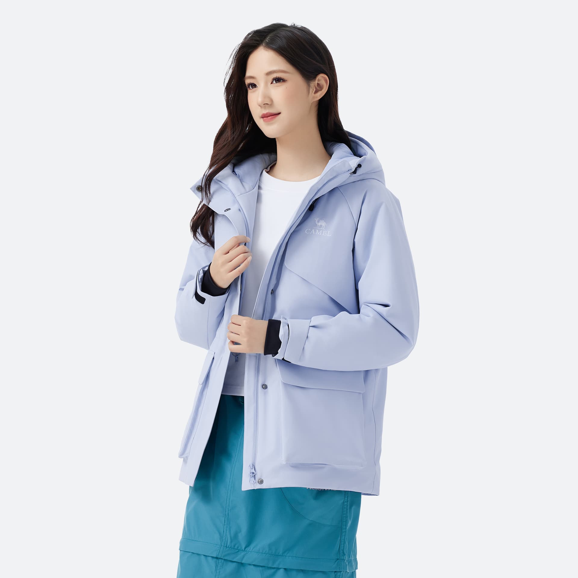 Пуховик Camel Color Women's Down Jackets Верблюжий цвет Женские Пуховики - изображение 6