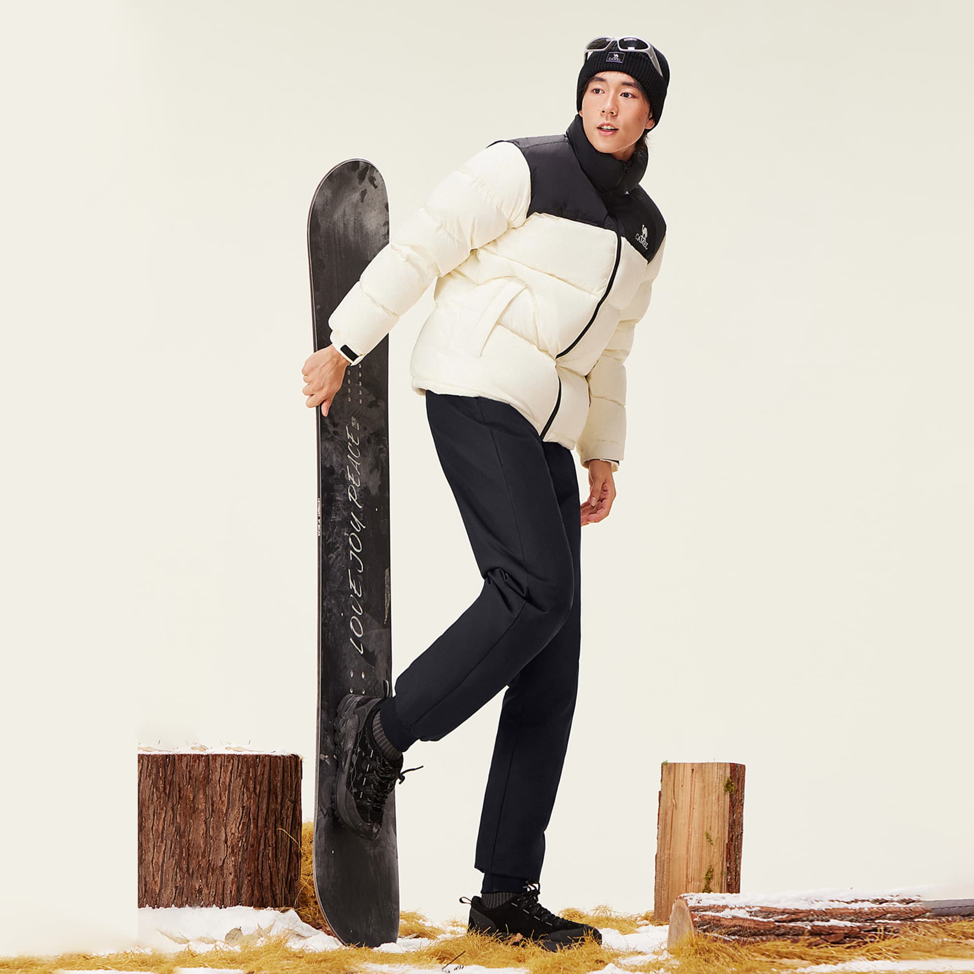 Camel Warm Fleece Collection Мужские пуховые штаны - изображение 6