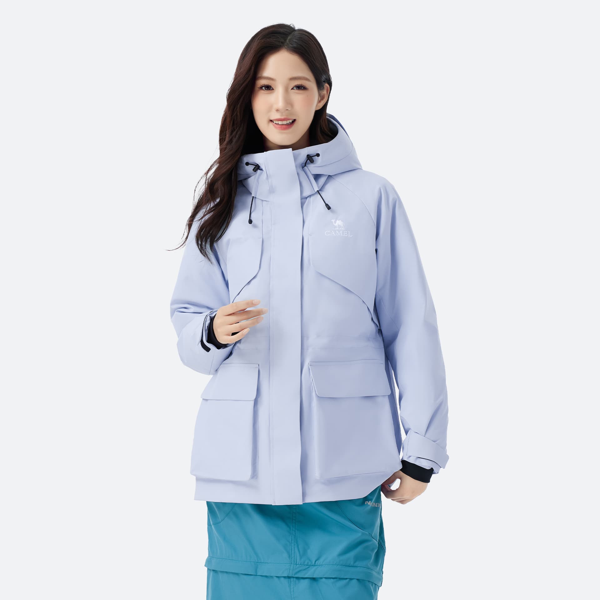 Пуховик Camel Color Women's Down Jackets Верблюжий цвет Женские Пуховики - изображение 3
