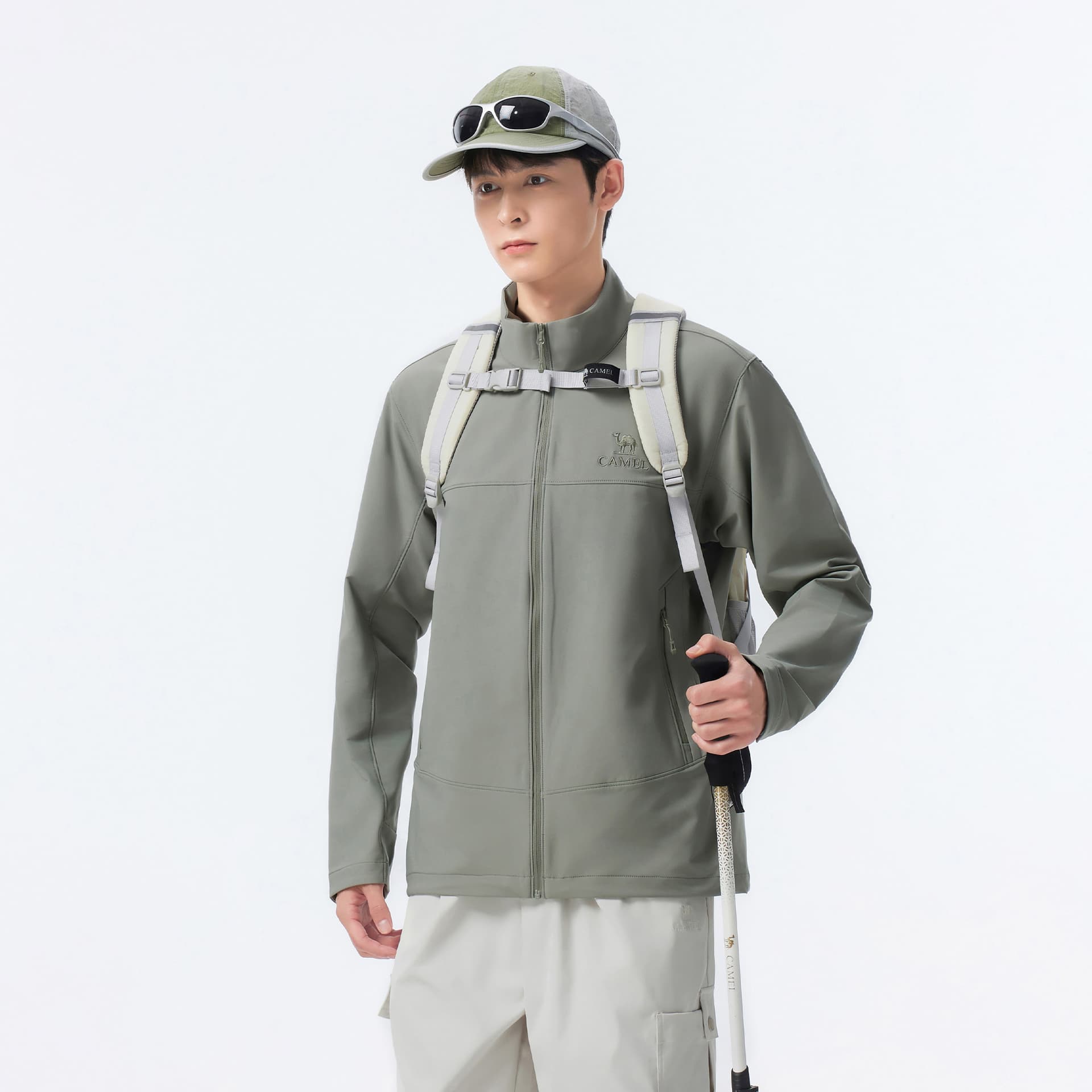 Куртка Мужская куртка Softshell верблюжего цвета - изображение 7