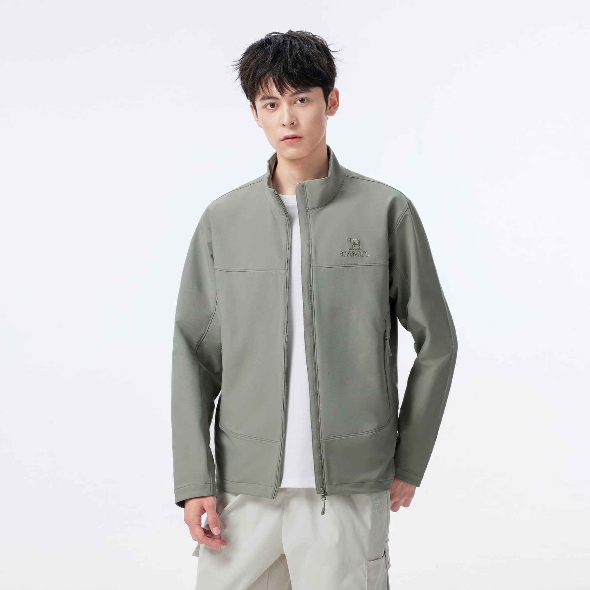 Куртка Мужская куртка Softshell верблюжего цвета - изображение 5