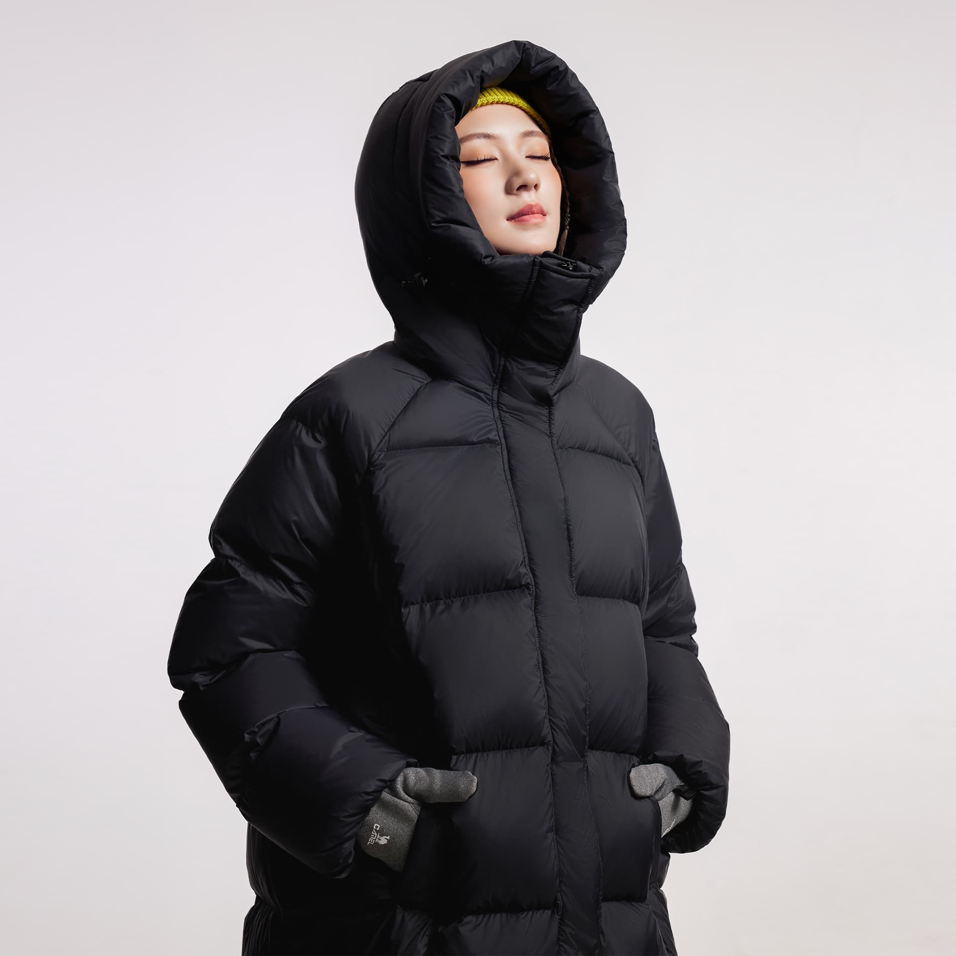 Пуховик Camel Color Women's Down Jackets Верблюжий цвет Женские Пуховики - изображение 6